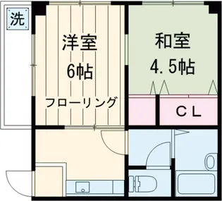 北原マンション【3階】の間取り