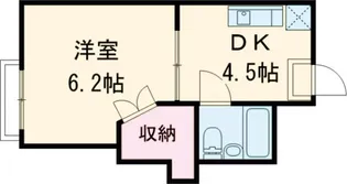 パレスコーポ【3階】の間取り