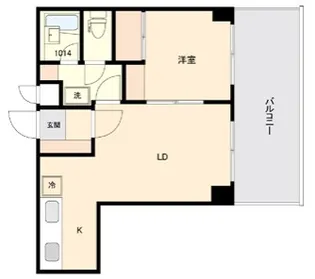 日神パレステージ東長崎【0702号室】の間取り