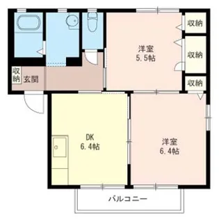 アライアンスB【1階】の間取り