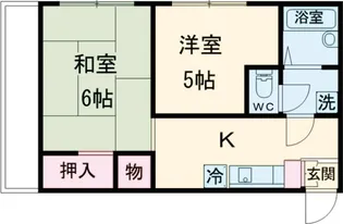 ハイツナリミヤ【1階】の間取り