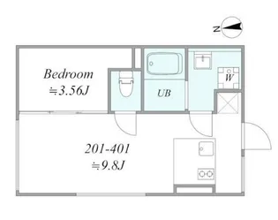 trias236【501号室】の間取り