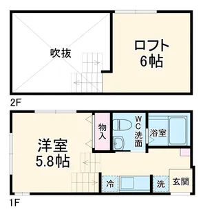 Chalet新検見川【1階】の間取り