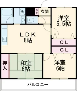 MOグロリーエイト【3階】の間取り