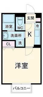 アムール ソレーユメゾン【1階】の間取り