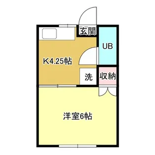 コスモハイツ伊藤【105号室】の間取り