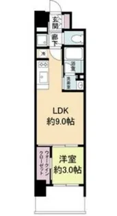 リビオメゾン新大阪【13階】の間取り