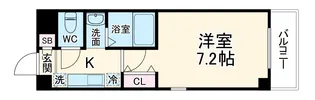 ラーク森田【2階】の間取り