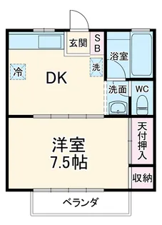 メゾンコジマ【2階】の間取り