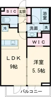 ルミーク本町イースト【3階】の間取り