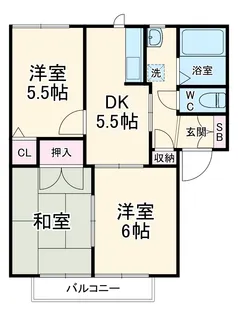 エクセルメゾン【2階】の間取り
