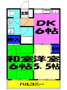 ペルテ津田沼【3階】の間取り