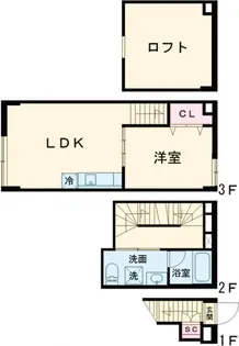 PAIR新大久保【1階】の間取り