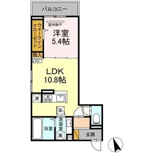 オーガスタハイツ【3階】の間取り