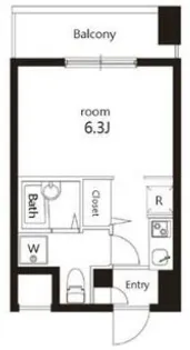 KOKORO【7階】の間取り