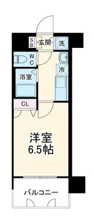 プレサンス城北公園アクアージュ【2階】の間取り