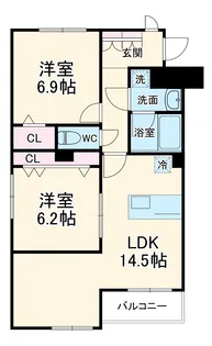 Theios filia(テイオス フィリア)【1階】の間取り