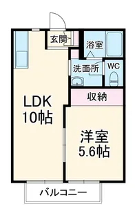 桜通り C【2階】の間取り