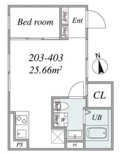 the trias itabashi【2階】の間取り