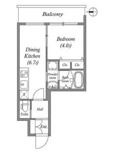 スプランディッド安土町【14階】の間取り