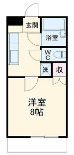 コーポラスヴェルデ【105号室】の間取り