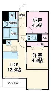Theios filia【1階】の間取り