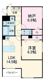 Theios filia(テイオス フィリア)【1階】の間取り