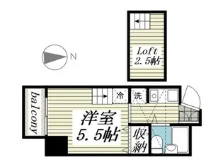 BoatHouse【5階】の間取り