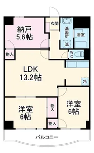 プリムヴェール西堀【3階】の間取り