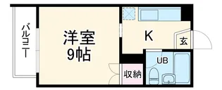 ガーデンヒルズ【2階】の間取り