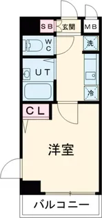 プレール・ドゥーク上北沢【204号室】の間取り