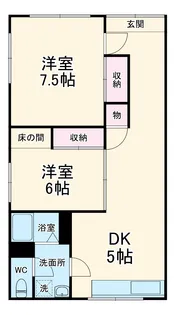 クロノス上星川【1階】の間取り