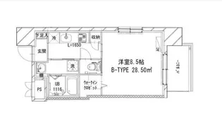 グランメール八王子【10階】の間取り