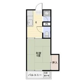 アルス極楽C棟【2階】の間取り