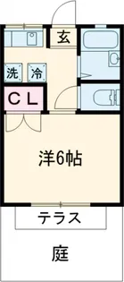 コーポ榛名【1階】の間取り