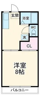 クラシオン新狭山【2階】の間取り