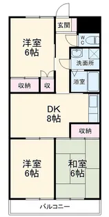 渋谷ビル【702号室】の間取り