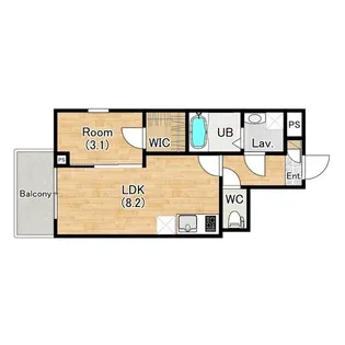 (仮称)ジーメゾン名古屋小田井リュソー【202号室】の間取り