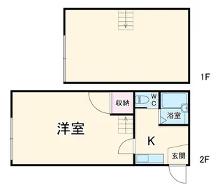 ブックB棟【2階】の間取り