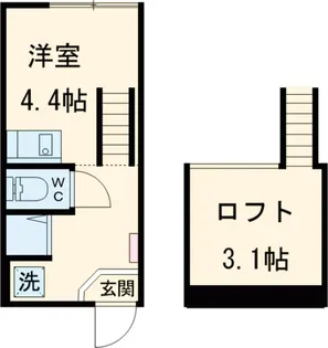 Stage高田馬場【2階】の間取り