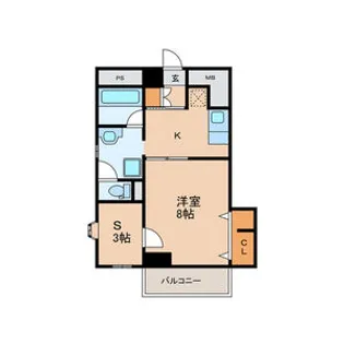 パールコートⅡ【501号室】の間取り