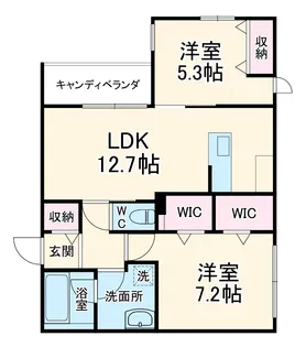 リカ・アイナ【3階】の間取り