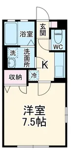 キャピタルコート【1階】の間取り