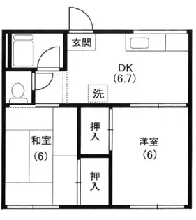 BAIKOUEN JAPAN レジデンス 三田南【1階】の間取り