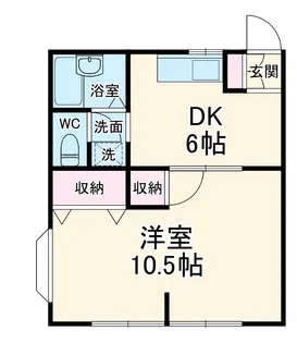 オリーブガーデン【2階】の間取り
