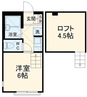 フォレストヒルズ別所【2階】の間取り