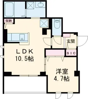 グレース【4階】の間取り