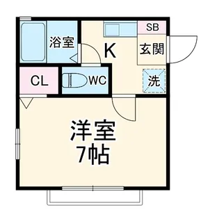 セピアコート【102号室】の間取り