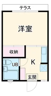 メゾンリーガル【101号室】の間取り