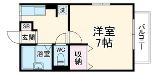 ラテール千里園【1階】の間取り